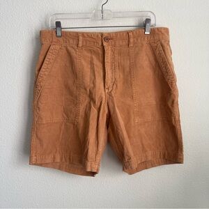 Taylor Stitch The Trail Shorts 33 Corduroy Tan/Orange